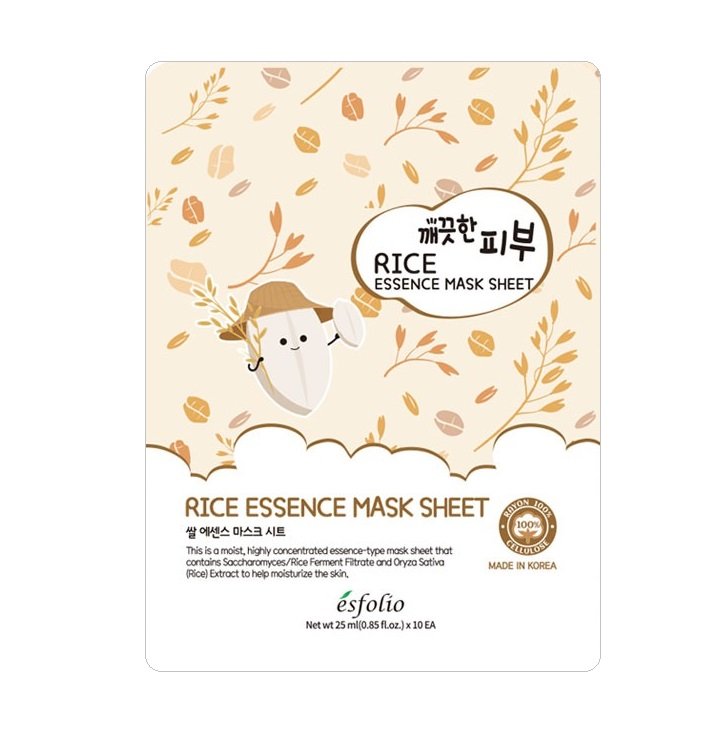 Rice Essence Mask Sheet - Esfolio