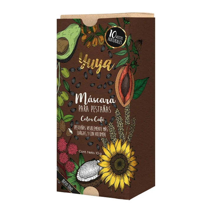 Máscara de Pestañas Color Café - Yuya