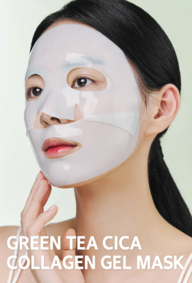 Green Tea Cica Collagen Gel Mask - Nacific