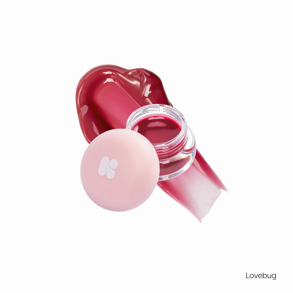 Never Been Kissed Lip Gloss y Bálsamo (Love Bug) - Kara Beauty