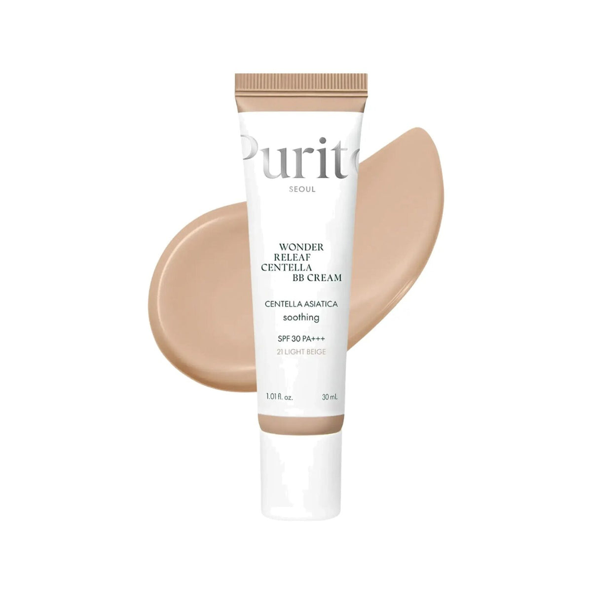 Wonder Releaf Centella BB Cream (Light Beige) - Purito