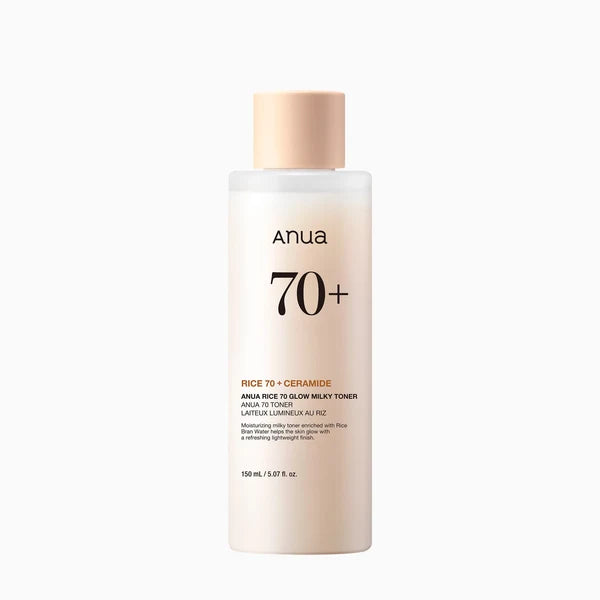 Rice 70 Glow Milky Toner - Anua