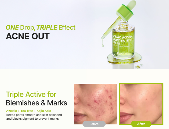Azelaic Acid 10 Kojic Tea Tree Serum - Purito
