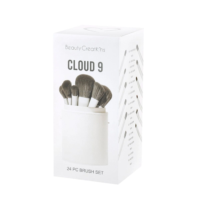 Cloud 9 Set De 24 Brochas Con Estuche - Beauty Creations