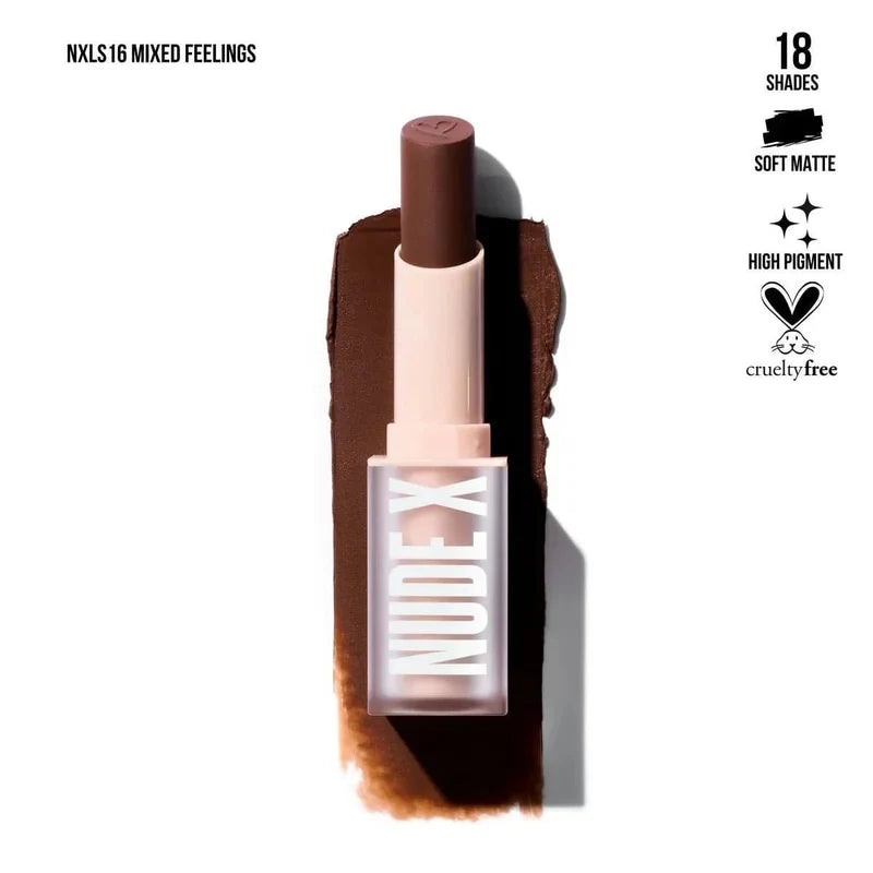 Nude X Soft Matte Lipstick (Mixed Feelings) - Beauty Creations