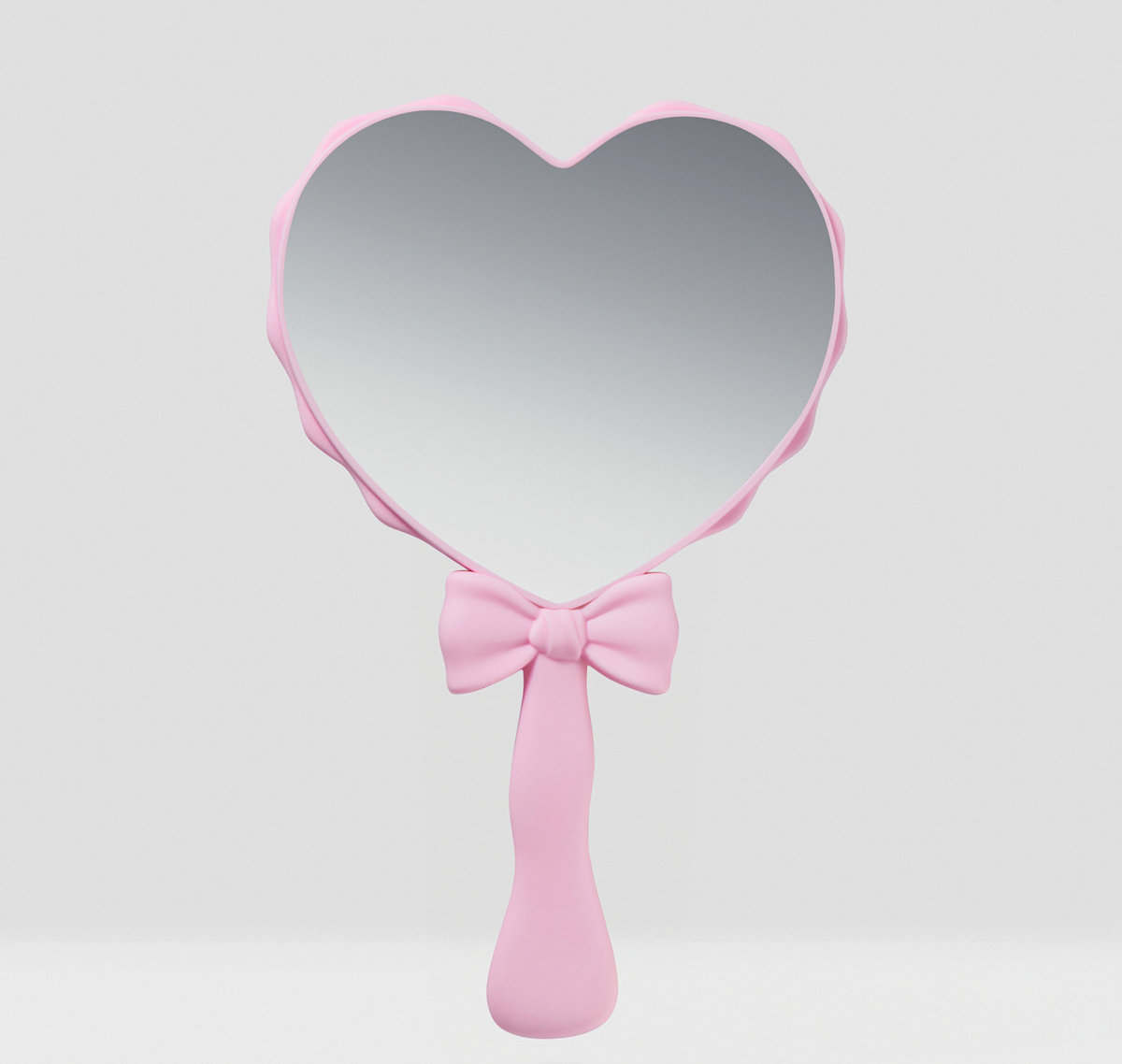 Espejo de Mano Lazo Rosado Beauty Creations