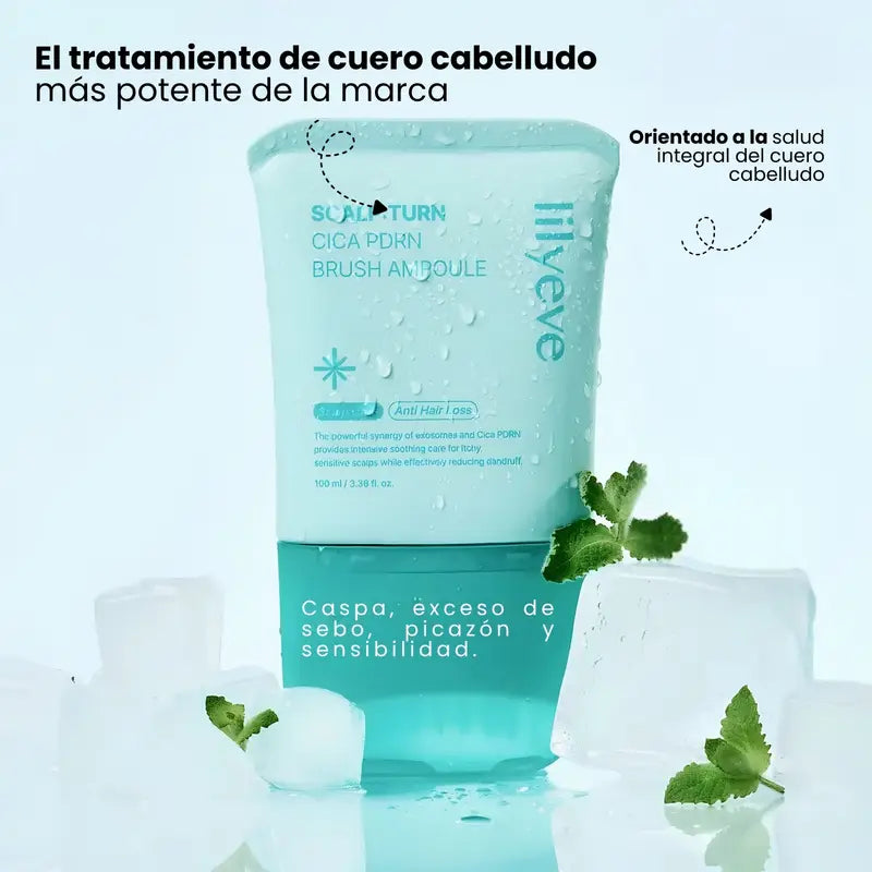 Cepillo Sérum CICA PDRN Brush Ampoule 100ml - Lilyeve