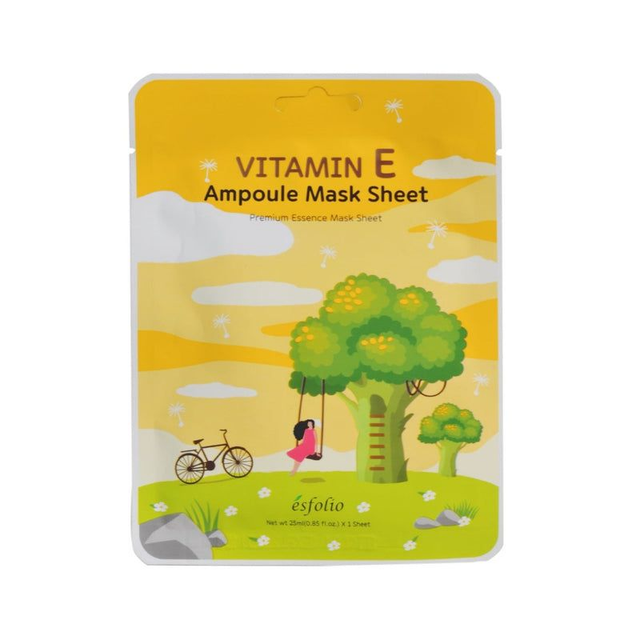 Vitamin E Ampoule Essence Mask Sheet - Esfolio